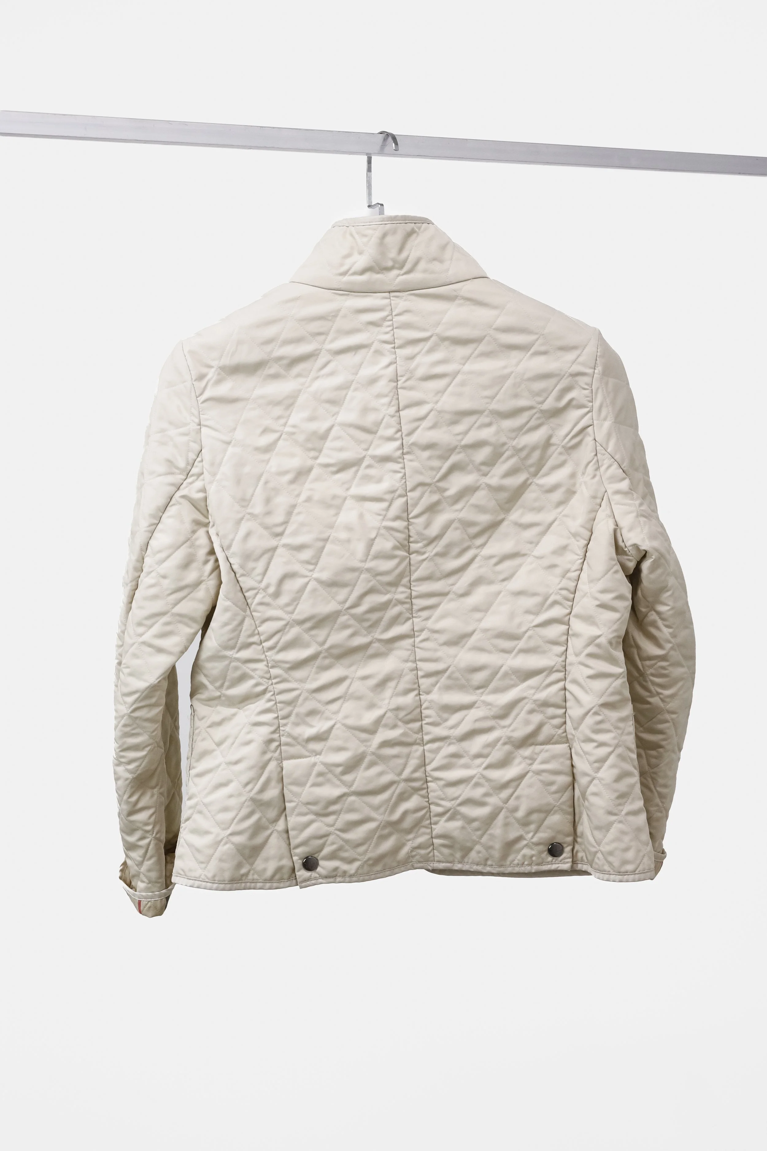 Cream burberry jacket best sale